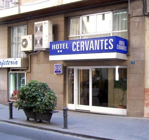 Hotel Cervantes Alicante Bagian luar foto