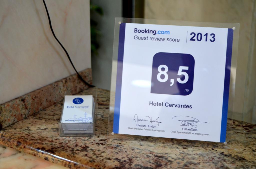 Hotel Cervantes Alicante Bagian luar foto