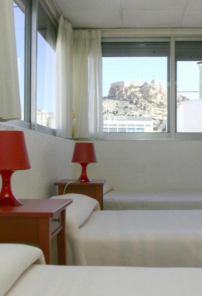 Hotel Cervantes Alicante Bagian luar foto