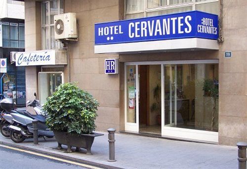 Hotel Cervantes Alicante Bagian luar foto